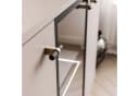 yourhouse24 Kommode LINNEA 150cm LED & Glas Runde Ecken Kaschmir/Schwarz Bild 4