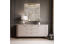 yourhouse24 Sideboard LINNEA 190cm 2D3S Runde Ecken Lamellen Bild 1