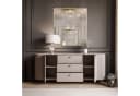 yourhouse24 Sideboard LINNEA 190cm 2D3S Runde Ecken Lamellen Bild 3