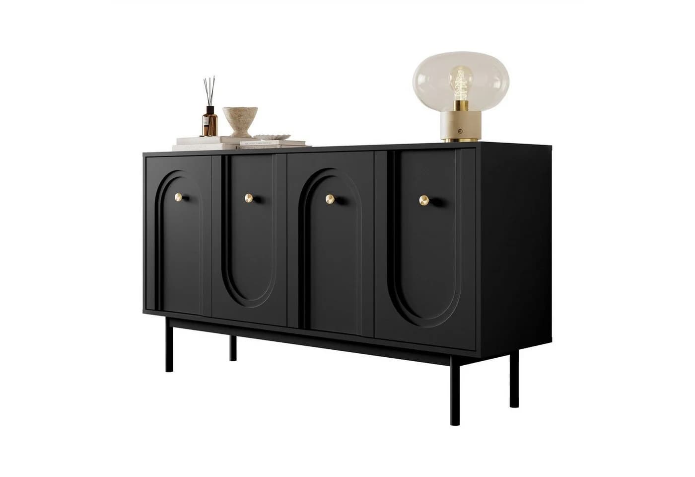 yourhouse24 Kommode LIBERTY Schwarz Soft-Close - Bild 2