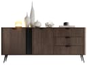 yourhouse24 Kommode Veris D Dunin Eiche/Schwarz Bild 2