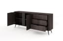 yourhouse24 Kommode Veris D Dunin Eiche/Schwarz Bild 4