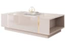 yourhouse24 Couchtisch ONYX Kaschmir Gold Metallbeine Bild 2