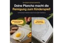 NTG Plancha Grillplatte Edelstahl 40x30cm mit Spachtel Bild 3