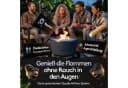 Flammenwerk Rauchfreier Feuerkorb 22 Zoll mit Grillrost & Abdeckung Grau Bild 1