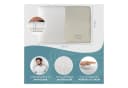 NTG Orthopädisches Memory Foam Kopfkissen Ergonomisch Weiß Bild 4