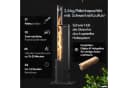 Flammenwerk Pelletfackel FWFR.2800 Grau mit 120 cm Glasrohr Bild 4