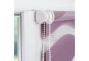 HOMBERA Doppelrollo Wellendesign Rosa Klemmfix Bild 5