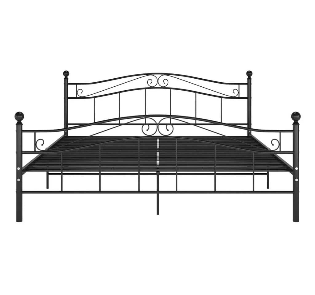 furnicato Metallbettgestell Schwarz 160x200 cm - Bild 3