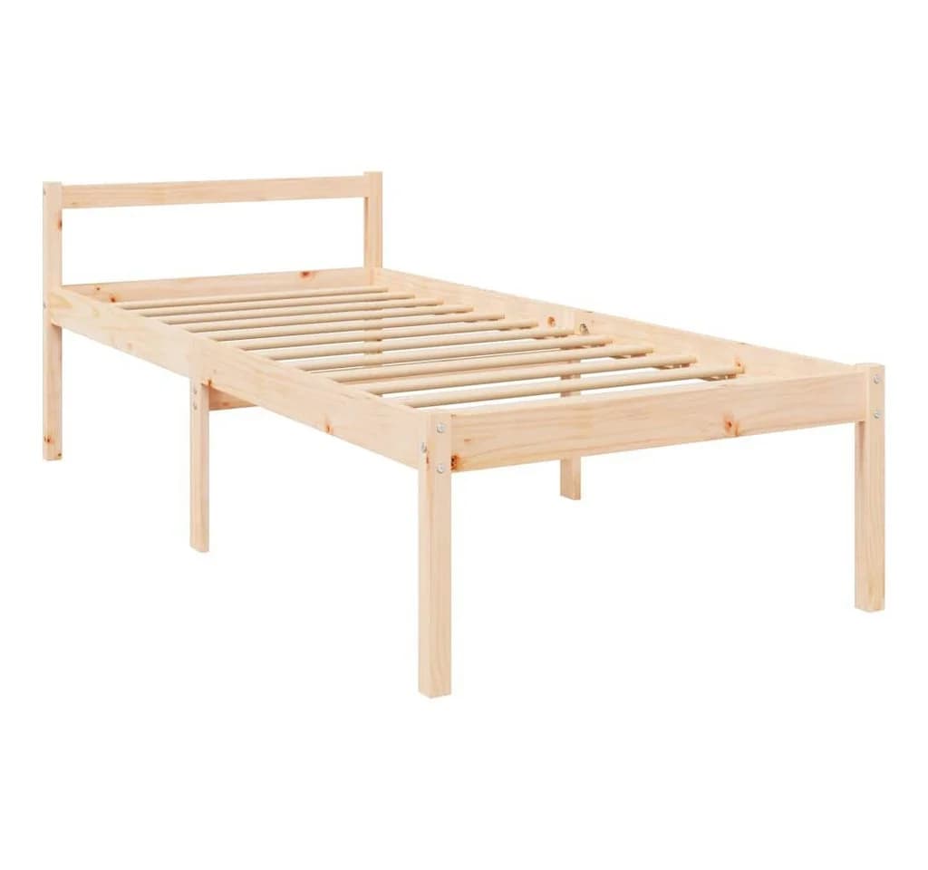 furnicato Seniorenbett Massivholz Kiefer 90x200 cm mit Stauraum - Bild 3