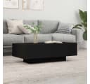 furnicato Couchtisch Schwarz Holzwerkstoff Modern Bild 1