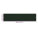 furnicato Balkonsichtschutz HDPE Balkonschirm 90 x 400 cm Dunkelgrün Bild 5