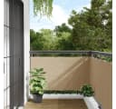 furnicato Balkonsichtschutz Oxfordgewebe Beige Bild 1