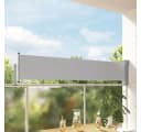 furnicato Seitenmarkise Sichtschutz Grau 60 x 0-300 cm Bild 1