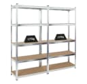 PROREGAL® Schwerlastregal MegaDeal 2x Kellerregal GORILLA 180x90x40cm Bild 1