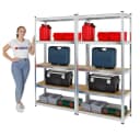 PROREGAL® Schwerlastregal MegaDeal 2x Kellerregal GORILLA 180x90x40cm Bild 4
