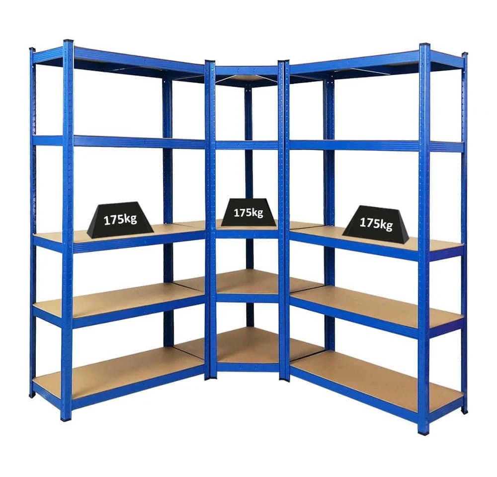PROREGAL Eckregal MegaDeal 1x Eckregal + 2x Schwerlastregal Ragnar Blau - Bild 2