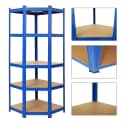 PROREGAL Eckregal MegaDeal 1x Eckregal + 2x Schwerlastregal Ragnar Blau Bild 4