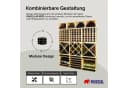 PROREGAL Weinregal VINCELLAR MOD Massivholz Kiefer Braun/Natur Modular Bild 5