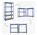 PROREGAL® Schwerlastregal MegaDeal 2x Kellerregal GORILLA 180x90x40cm Blau Bild 4