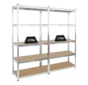 PROREGAL® Schwerlastregal MegaDeal 2x Kellerregal GORILLA 200x100x50cm Bild 2