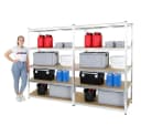PROREGAL® Schwerlastregal GORILLA 2x Kellerregal Stahl verzinkt Bild 3