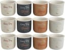 hausleben Espressotassen 12er Set 90ml Porzellan Braun Grau Bild 2