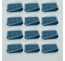 Hausleben Eiswürfelbehälter 12er Set Blau BPA-frei Bild 2