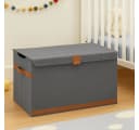 hausleben Aufbewahrungsbox Faltbar Dunkelgrau mit Holzverstärkung Bild 5