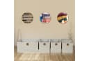 hausleben Aufbewahrungsbox 5er-Set Faltbar mit Griff Creme/Natur Bild 1