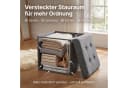 hausleben Sitzwürfel Grau mit Stauraum & Faltbar Bild 1