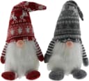 Hausleben Wichtel Set 25 cm Rot Grau mit Bart Bild 2