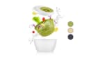 Hausleben Salatschleuder 4,5L 3-in-1 Set Beige/Grau BPA-frei Bild 1