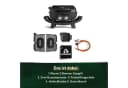 BURNHARD® Gasgrill WAYNE 2-Brenner Tragbar Schwarz Bild 1