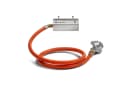 BURNHARD® Druckregler Gasflaschen Adapter für Klappgrill JONES Jr silber Bild 2