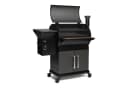 BURNHARD® Smoker FLINT Schwarz mit Akazienholz-Schneidebrett Bild 3
