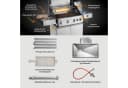 BURNHARD Big FRED Deluxe Gasgrill 4-Brenner Edelstahl Bild 5