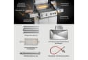 BURNHARD Big FRED Deluxe Gasgrill 4-Brenner Edelstahl Bild 5