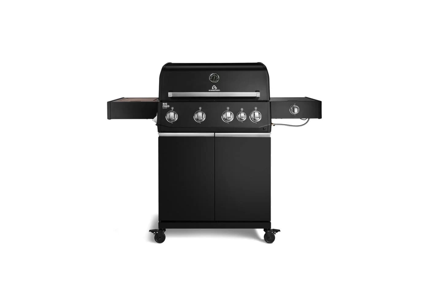 BURNHARD Big FRED Deluxe Gasgrill 4-Brenner Edelstahl Schwarz - Bild 2