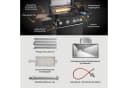 BURNHARD Big FRED Deluxe Gasgrill 4-Brenner Edelstahl Schwarz Bild 5