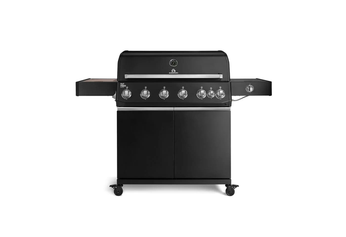 BURNHARD Fat FRED Deluxe Gasgrill 6-Brenner Edelstahl Schwarz - Bild 2