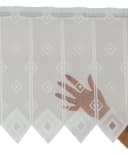 Gardinen Kranzusch Scheibengardine Quadrate 45x23 cm H/B Weiß Bild 4