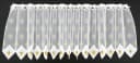 Gardinen Kranzusch Scheibengardine Quadrate Transparent Stangendurchzug Bild 2