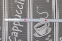 Gardinen Kranzusch Scheibengardine Cappuccino Stangendurchzug Transparent Bild 1