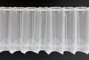Gardinen Kranzusch Scheibengardine Ginkgo Blatt Transparent Weiß Bild 1