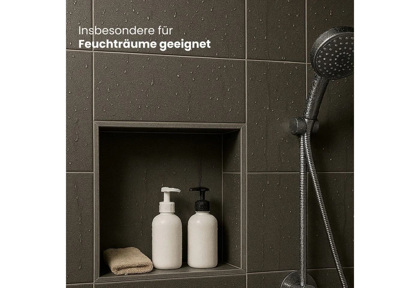 Dalsys Duschregal Wandnische Dusche, befliesbar für Bad und Wohnräume - Bild 5