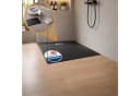 Dalsys Duschwanne 90x90cm Schwarz Flache Duschtasse Inkl. Siphon Bild 2