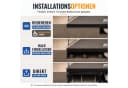 Dalsys Duschwanne 90x90cm Schwarz Flache Duschtasse Inkl. Siphon Bild 5