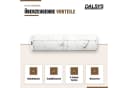 Dalsys Wandverkleidung Selbstklebend Marmoroptik Weiß PVC Rolle Bild 3
