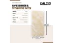 Dalsys Wandpaneel Marmoroptik Gelb Selbstklebend PVC Bild 1